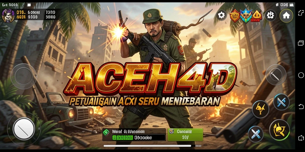 Tampilan gameplay menarik dari ACEH4D dengan aksi yang mendebarkan.