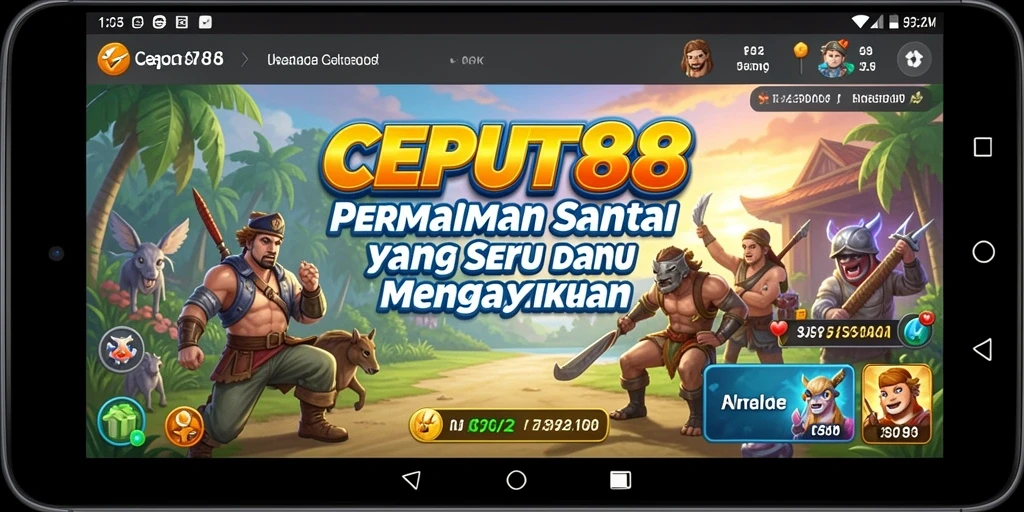 Screenshot gameplay menarik dari CEPAT88 yang penuh warna.