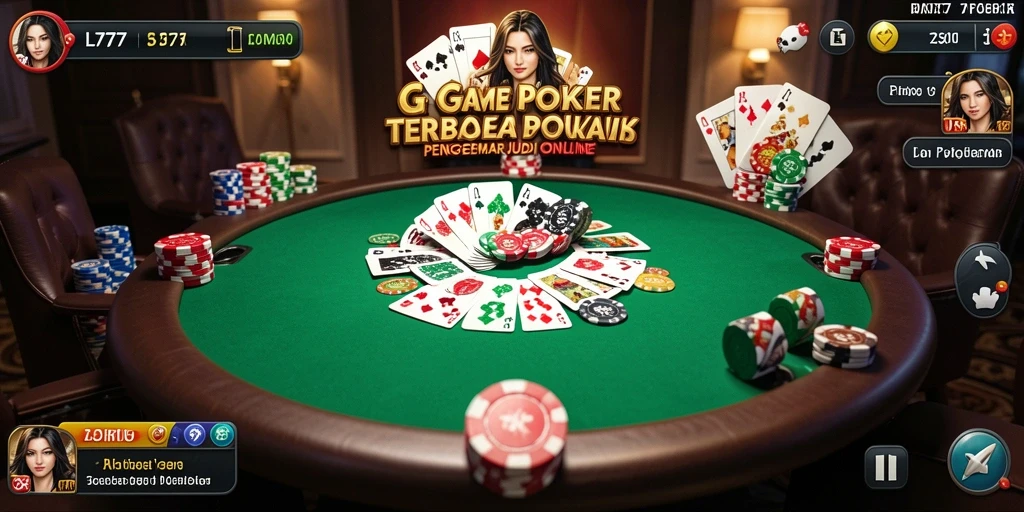 Screenshot gameplay L777 menampilkan aksi poker yang mendebarkan dan grafis yang menarik.