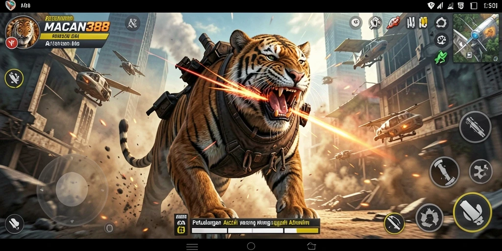 Menampilkan gameplay aksi seru dan mendebarkan di <strong>MACAN388</strong>.