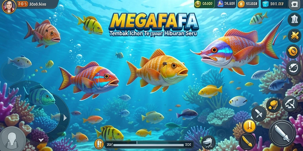 Tangkapan layar menunjukkan momen seru dalam gameplay Tembak Ikan.