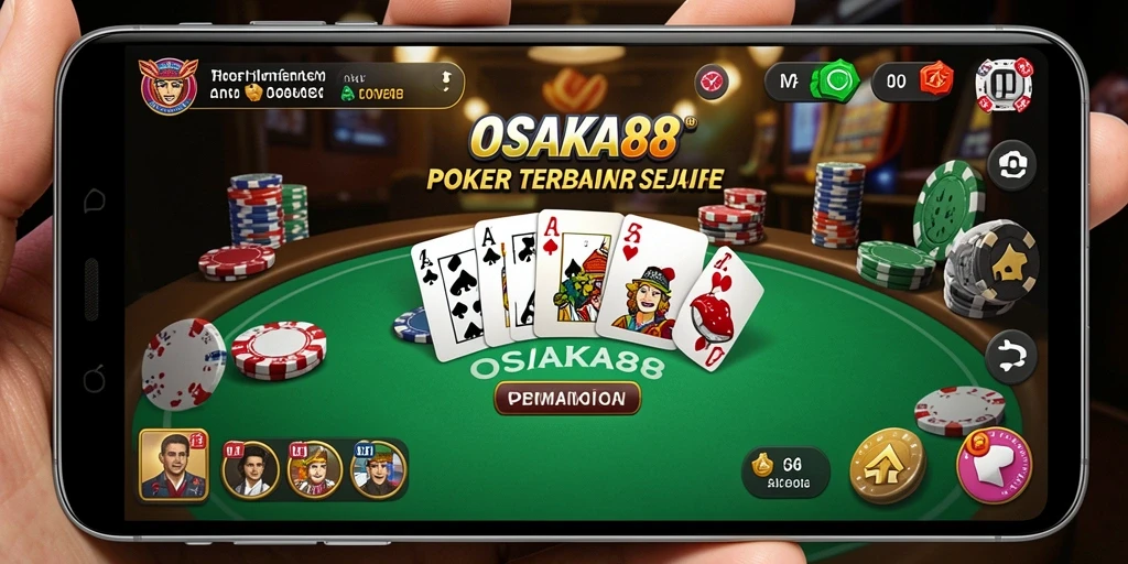 Tampilan gameplay Poker di OSAKA88 yang menarik dan interaktif.