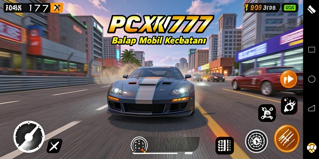 Gameplay Racing yang mendebarkan di PCX777 dengan grafis menawan.