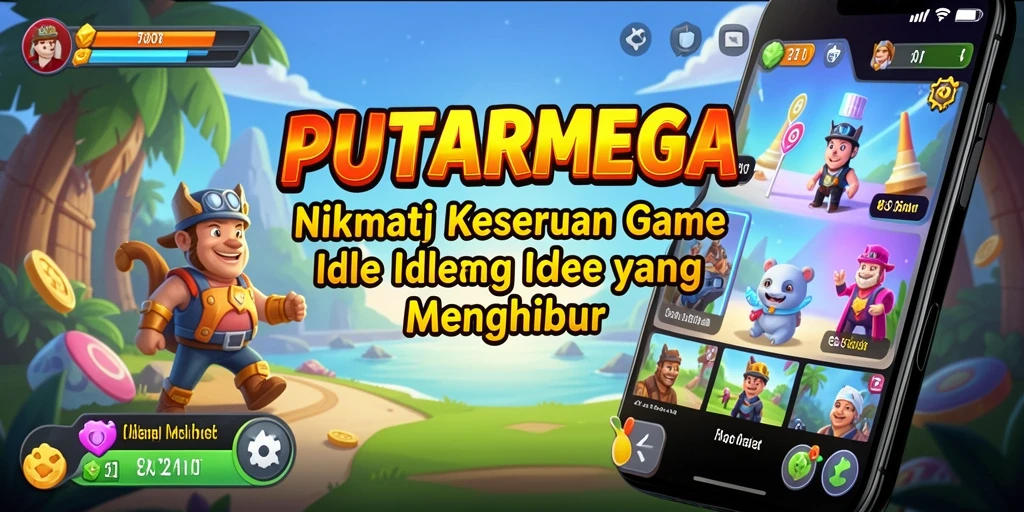 Screenshot menampilkan gameplay santai dan interaktif dari PUTARMEGA.