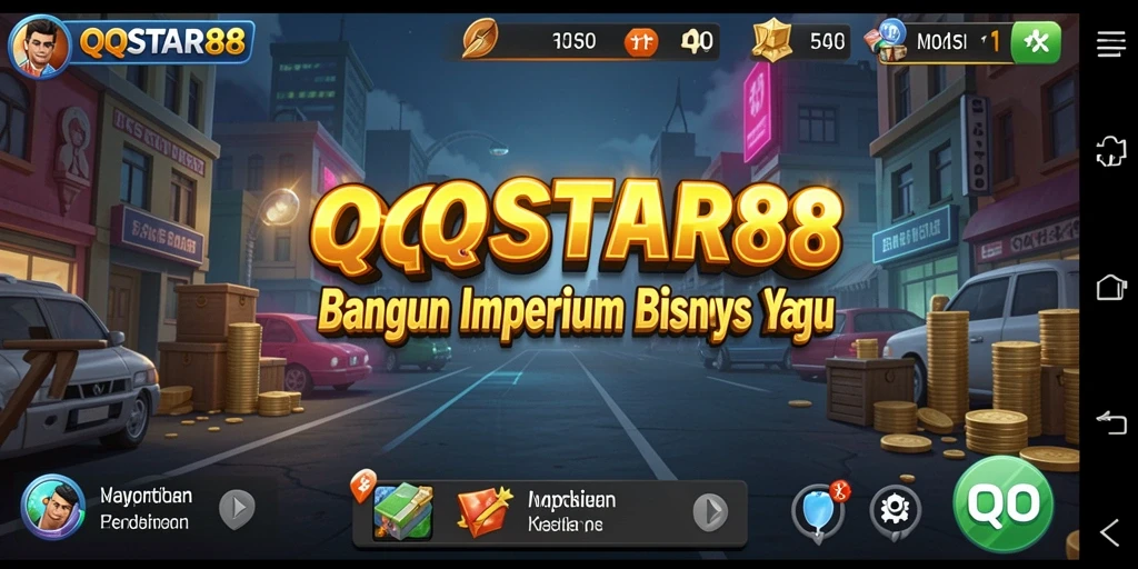 Gameplay QQSTAR88 menampilkan pembangunan bisnis yang seru dan strategi yang menantang.