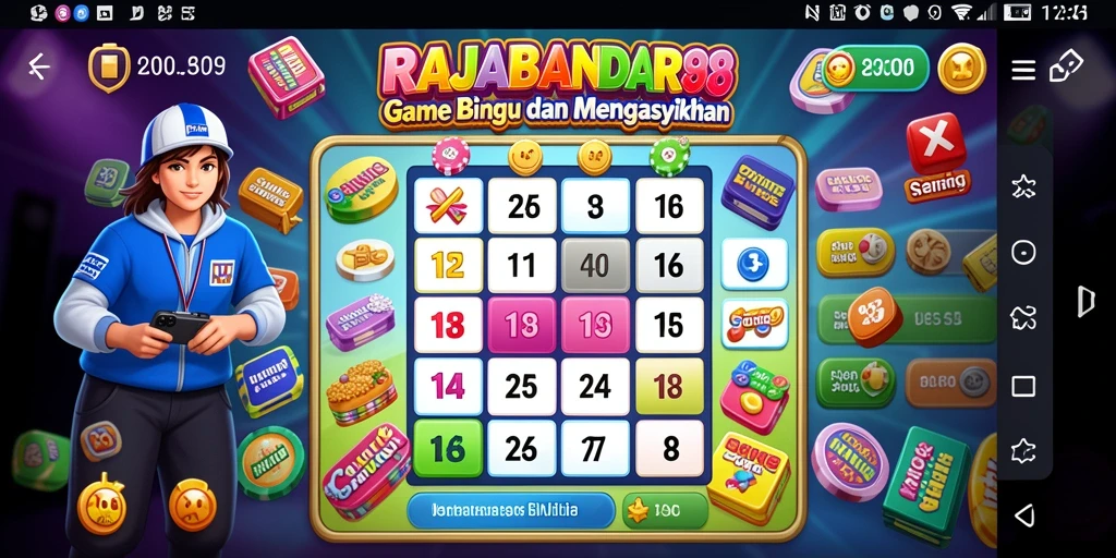 Screenshot gameplay RAJABANDAR88 menampilkan keseruan bermain Bingo.
