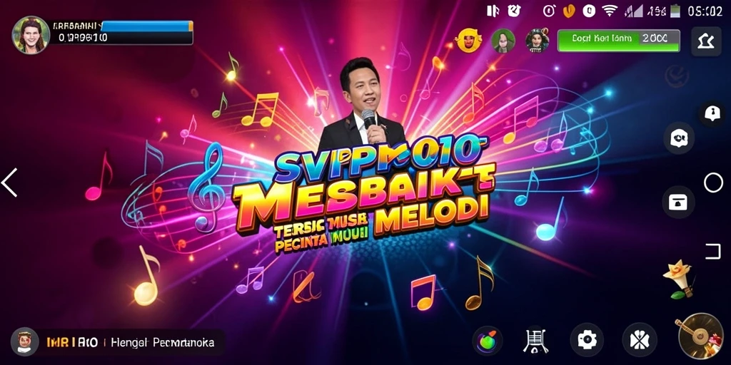 Tampilan gameplay SVIP10 yang seru dan interaktif di dunia musik.