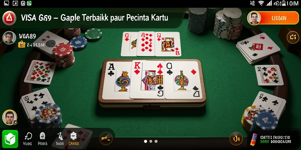 Gameplay seru dan interaktif permainan Gaple VISA89.